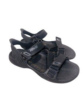 Teva Adjustable Black Sport Sandals Womens 4 Lightweight Trail Hiking Outdoor